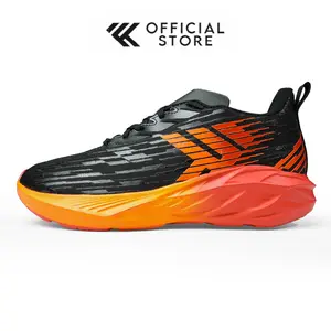 IKAROS R1 2X Black Orange - Sepatu Lari Pria | Sepatu Running | Sepatu Olahraga | Sepatu Kasual | Unisex