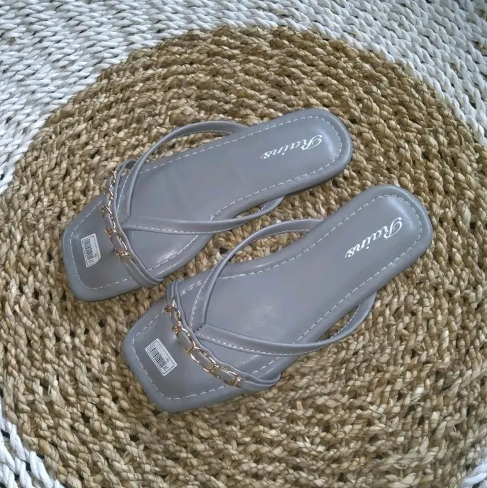 Sendal Wanita Jepit Rante 03 - Sandal Karet Selop - Shoes 3
