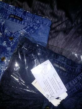 Product Review of Atasan Kemeja Jeans Babydoll Susun // Kemeja Wanita Babydoll Oversize Kekinian from ￶**a l**🇸 1