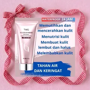 TWG Whitening Body Cream Lotion Pemutih Badan Instan