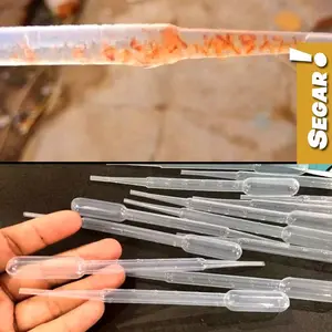 Pipet 3ml (isi 3) Alat Bantu Pakan Ikan Hias Aquascape Hiasan Aquarium Tanaman Air