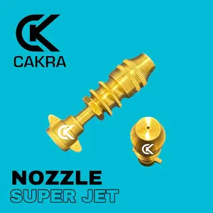 CK Penyemprotan Air Mesin Semprot Hama - Nozzle Super Jet Kuningan Kabut - Kran