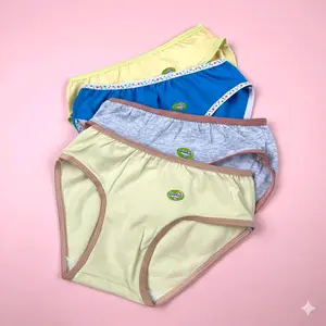 (Promo 6 Pcs) Celana Dalam Anak Perempuan Usia 2 s/d 11 Tahun CD Anak Cewek Bahan Katun Polos Lembut Daleman