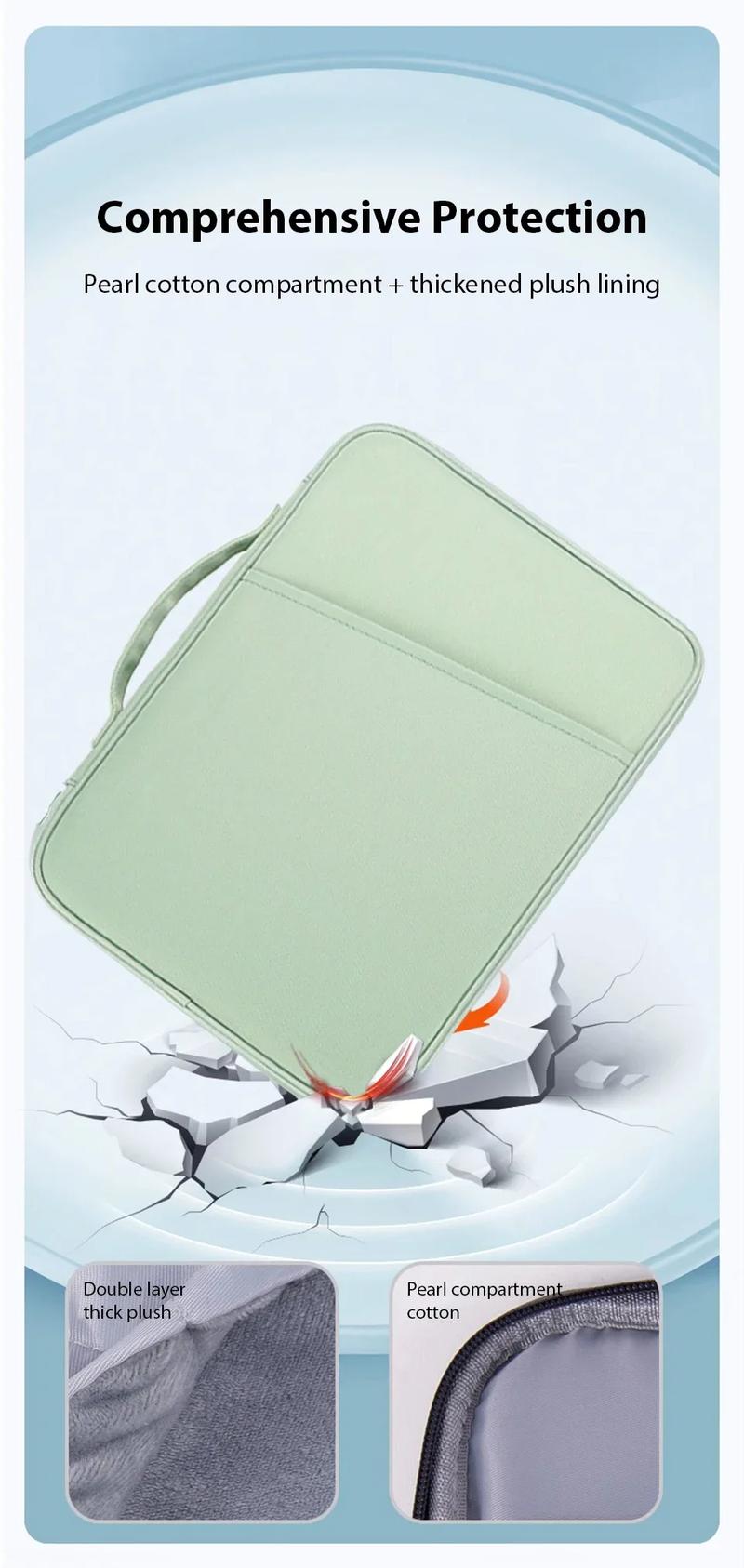 Product Introduction of Túi Xách Tay Máy Tính Bảng, Dành Cho iPad Pro 13 11 12.9 Inch, Air 5 4 3, Mini 10 9 Thế Hệ, Túi, Dành Cho Samsung, Xiaomi, Huawei, Lenovo, Bao Gồm Vỏ Túi 5