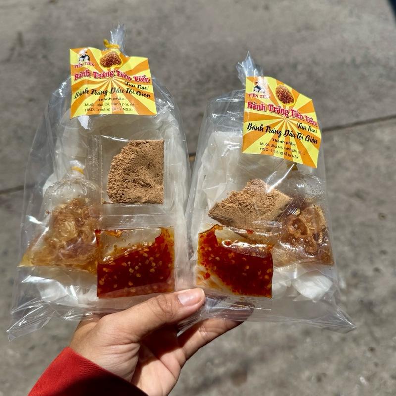 COMBO 10 bịch bánh tráng phơi sương trộn hành phi ớt rim