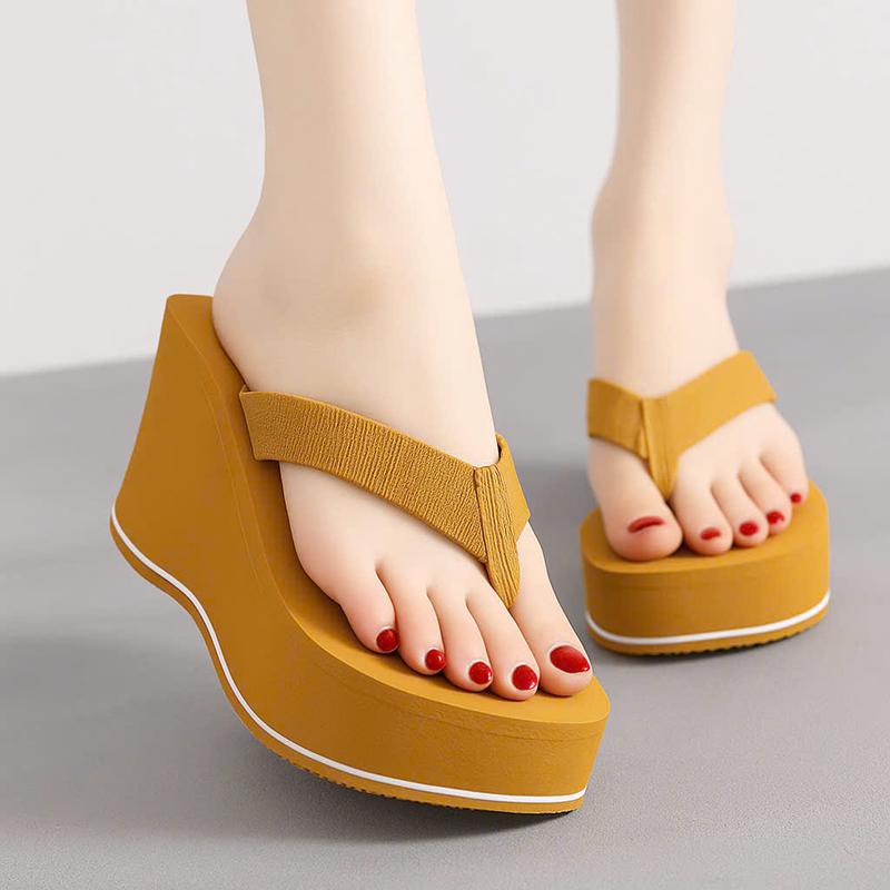 Dép kẹp đế xuồng lượn sóng quai dù 7f, dép kẹp nữ , dép nữ