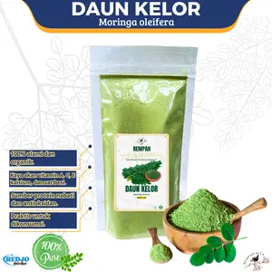 Bubuk Daun Kelor Moringa Leaf Powder Serbuk Organik Alami Tanpa Campuran Moringa oleifera 100gr Herbal Bubuk Daun Kelor Moringa Leaf Powder Serbuk Organik Alami Tanpa Campuran Moringa oleifera 100gr Herbal