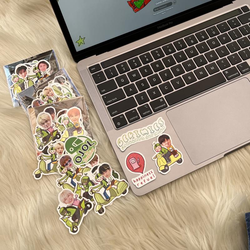 STICKER SET OJOL THE NCT - NCT DREAM NCT 127 | STIKER VYNIL MATTE DOFF AESTHETIC ESTETIK DIE CUT LAPTOP TUMBLER JOURNALING FANART FANMADE 4