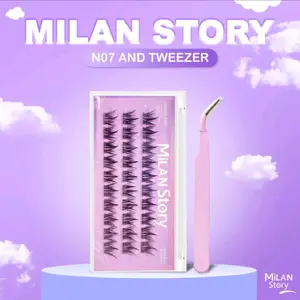 BULU MATA PAKSU LANGSUNG PAKAI MILAN STORY + PINSET