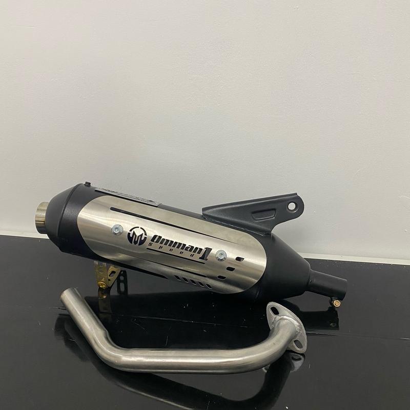 Knalpot Tsugigi Full Set Stainles Stell dengan Saringan Setengah dan Tameng untuk Motor Mio, Scoopy, PCX, Aerox, dan Nmax - Tempat 7