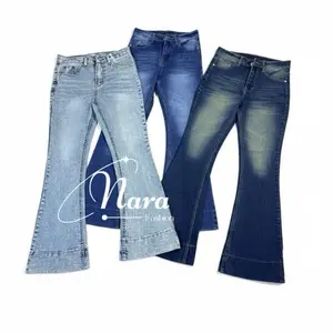 Hw Cutbray Jeans Lipat Lebar Wanita - Celana Cutbray Retro Jeans Premium Streach