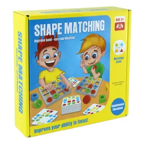 SHAPE MATCHING/BOARD GAME/MAINAN EDUKASI ANAK/EDUCATION TOYS/FAMILY GAME/KIDS TOYS/PARTY GAME