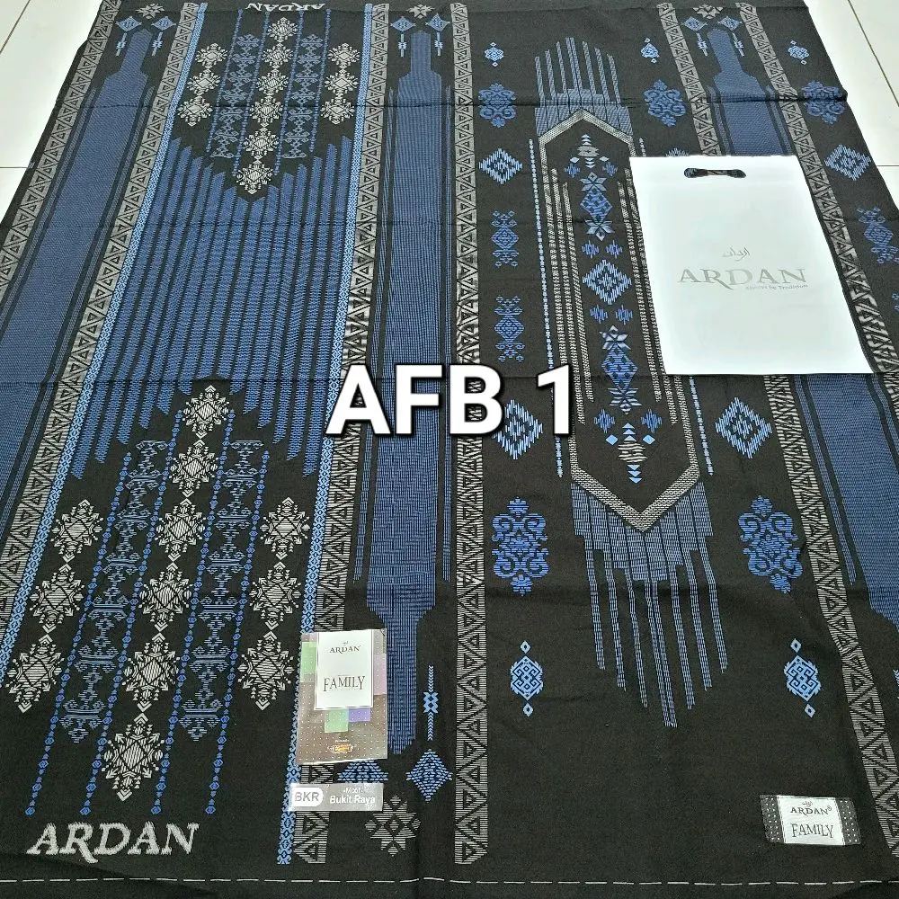 SARUNG ARDAN FAMILY SILVER SPESIAl HITAM