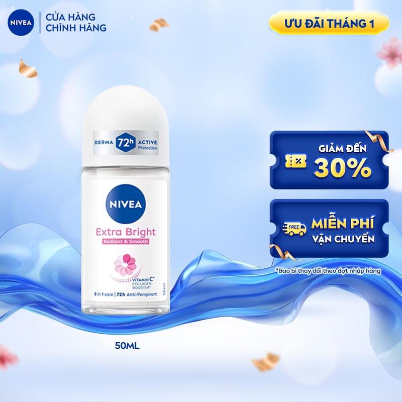 Lăn Ngăn Mùi NIVEA Dưỡng Da Từ 8 Super Food | Vitamin C 50 ml - 81644 83747