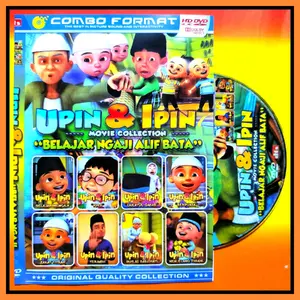 Kaset Film Kartun Anak Koleksi Upin & Ipin Pilihan Belajar Mengaji