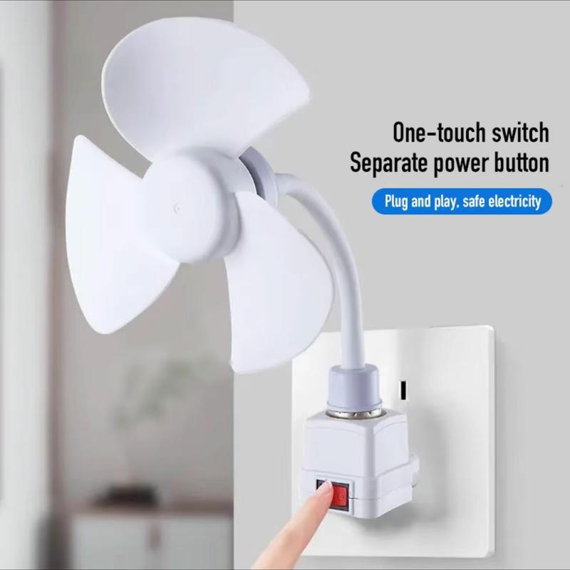Base ceiling fan with socket hose expander ceiling fan fan suitable for bedroom and living room
