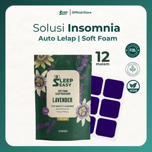 Sleep Patch Soft Foam | Sleep Easy | FDA Approved Premium | Melatonin & Lavender | Koyo Tidur Aman Untuk Anak - Sleep Patch