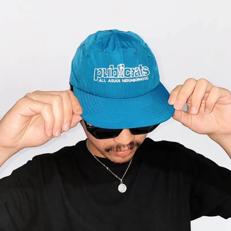 TOPI BUBLIC RATS NYLON PETROL 6 PANEL