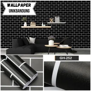 Wallpaper GH252 Sticker Roll 8 meter x 45cm Wallsticker Dinding Premium - Unik Bandung