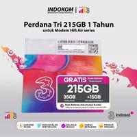 Gambar Perdana Tri 215GB 1 Tahun 15GB x 12Bln Nasional Perdana Indosat Hifi Air dari Indokom Store Kota Administrasi Jakarta Pusat 1 Tokopedia
