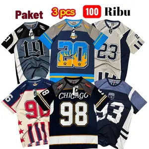 Promo 3 PCS 100 Ribu Jersey Oversize Basket Baju Olahraga Kekinian Jersey Boxy Skena Hockey Dryfit Milano Pria Wanita Size M-XXXL