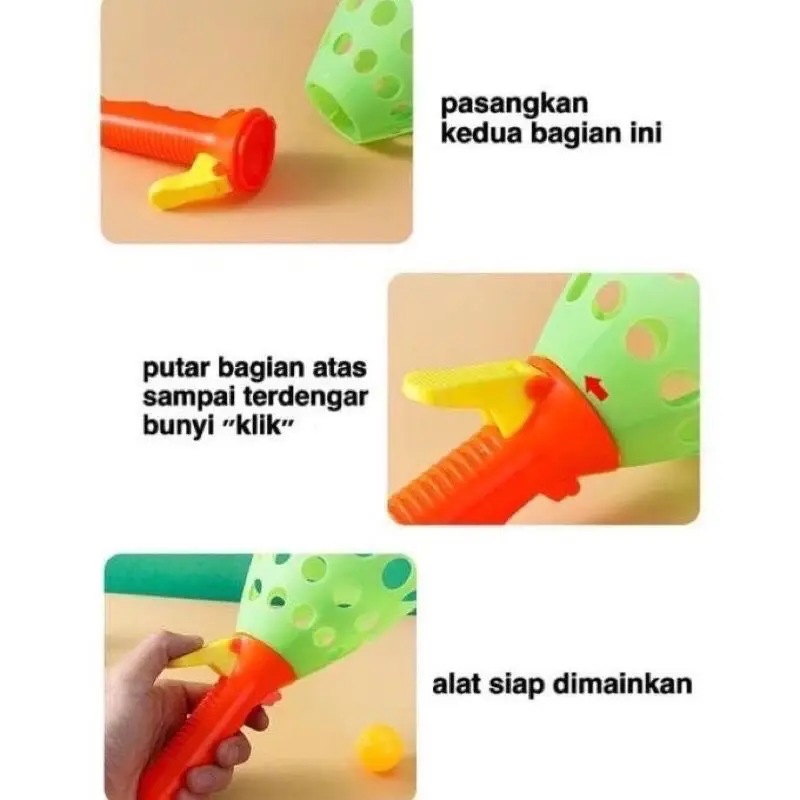 Mainan catch ball tangkap bola ping pong Toys 4