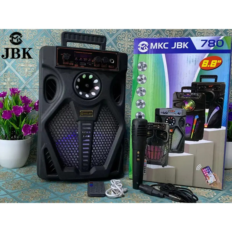 MKC JBK Speaker Bluetooth Portable 8inch Brain Power 7807 Speaker 8 inch Supar Bass Super Jernih Wireless 1