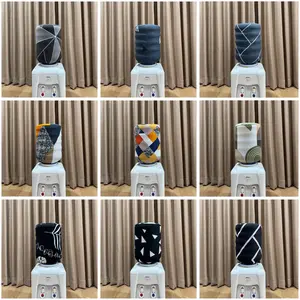 Sarung Galon Cover Penutup Galon Motif Modern Elegan Bahan Polyester Elastis Dengan Full Tali Keliling Bisa Buat Galon Duduk Maupun Galon Atas