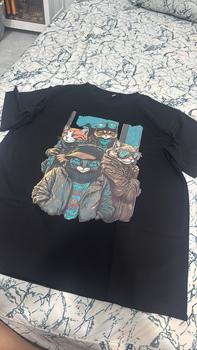 Product Review of Áo Thun Nam Nữ KEBO Menswear Cotton 4 Chiều Phông Basic Cổ Tròn Top 4 MÈO from K**u T**h 0