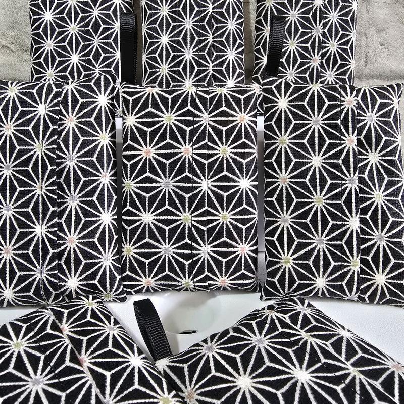 Japan black/white turtle shell fabric tissue pouches - TikTok Shop ...