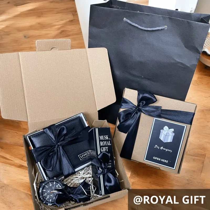 Kado Cowok | Gift Box Cowok | Hampers Cowok | Dompet Jam Parfum 0