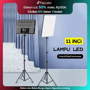 TNW Lampu Foto Led Lampu Lighting Lampu Sorot Lighting Studio+Tripod Lampu Konten Kreator Lighting Studio Lampu Live Vlog