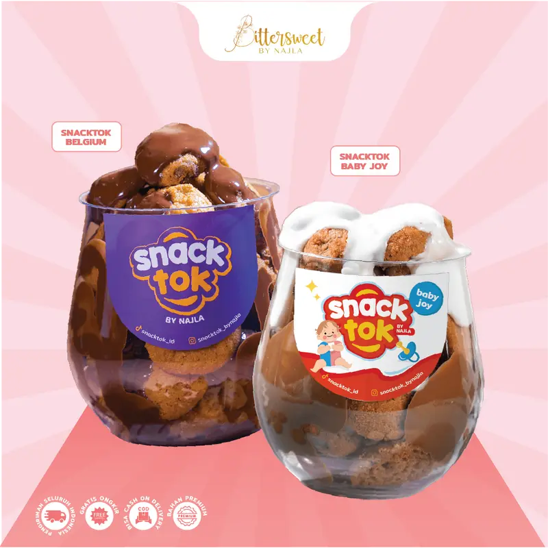 2 Snacktok Full Cookies ( Belgium + Baby Joy ) [ Best Price ] 0