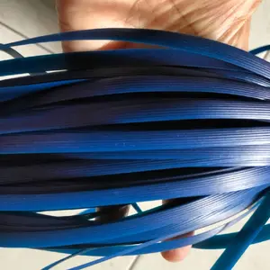 bahan rotan plastik -+200 meter per kilo /bahan rotan lesio sintetis / jual per 1 kg