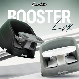 Cocolatte SWIVEL CL7335 Booster Lux Kursi Makan Bayi dengan Sabuk Pengaman 3 Titik Cocok untuk Kursi Dewasa dan Lantai