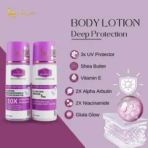 [ISI 2] Lotion Dosting LN 10x Dosting Pemutih HB Kelupas BPOM Siang + Malam 100ml