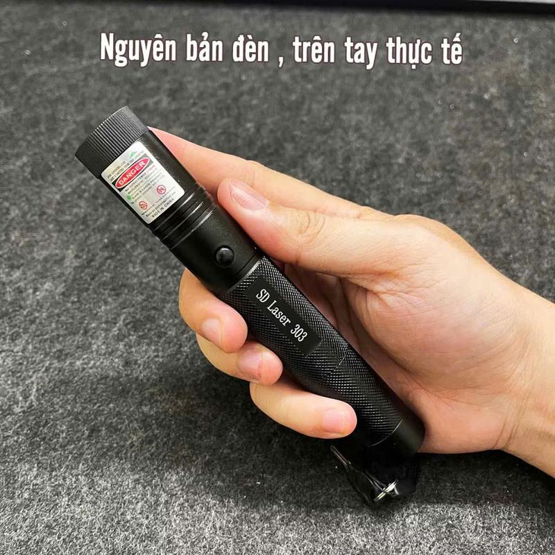  Tia laze 303  bút chỉ laser thuyết trình ánh sáng xanh 