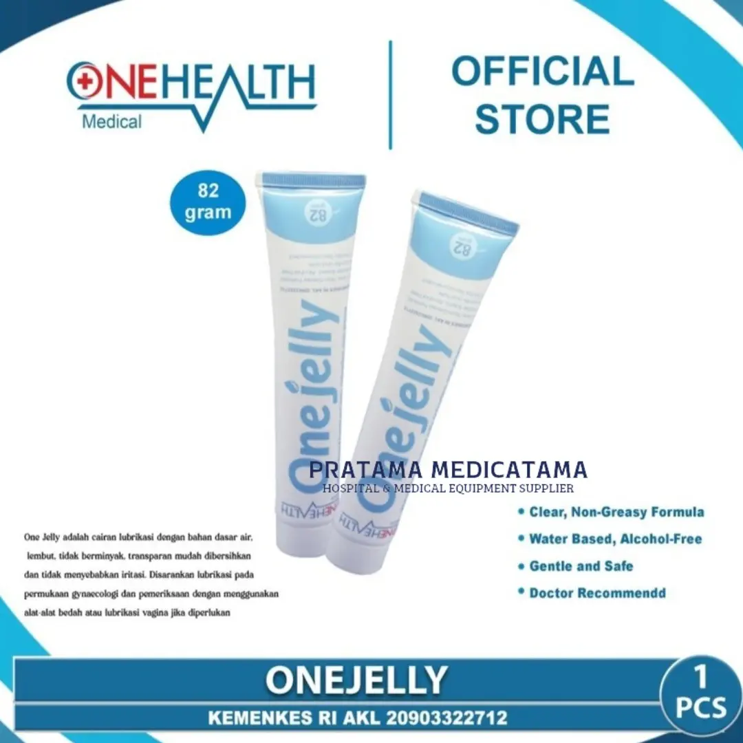 One Jelly 82gr Onehealth Gel Catheter Cairan Pasang Kateter