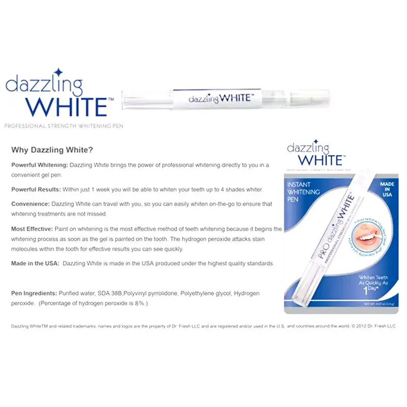 ( BISA COD ) DAZZLING WHITE PEN ORIGINAL / Pemutih Gigi Kuning Permanen Instan Putih Ampuh 2