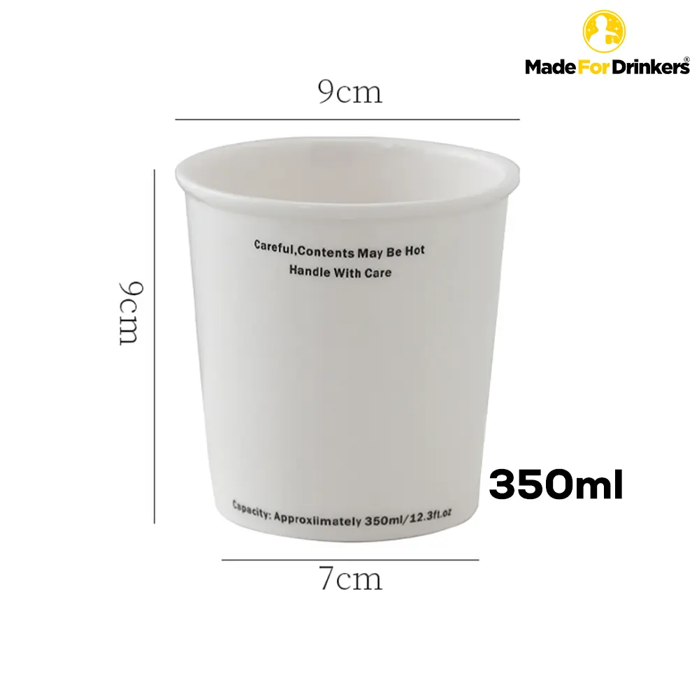[Made For Drinkers] Not a Paper Cup - Ceramic Cup 350ml / Interesting Gift / Coffee Lovers Fav Drinkware Mug Tumbler Reuse Washable Reusable