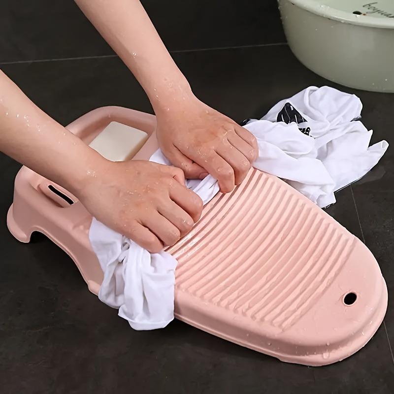 Washboard with Soap Box - Effective Laundry Cleaning Tool for Home, Scrubbing Socks and Underwear,  Supplies - Durable, Space-Saving, Easy to Clean, and Convenient Household Cleaning Essential 2