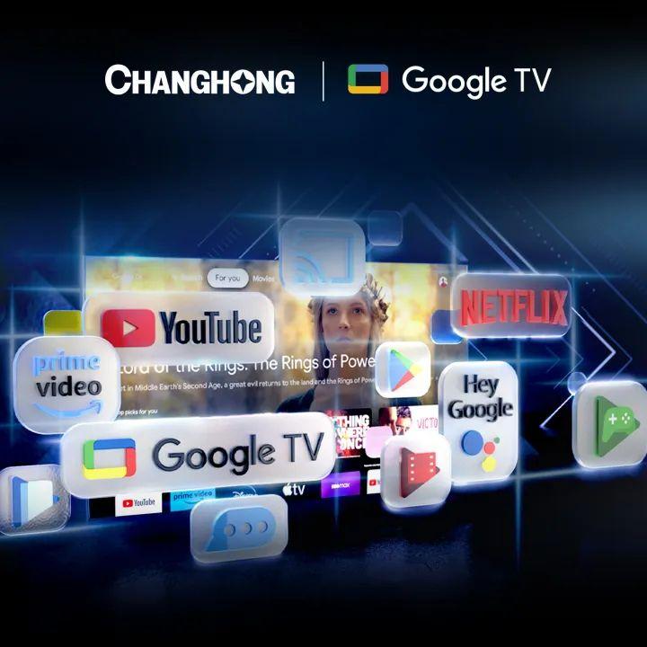 Changhong QLED TV 43 inch FHD Dolby Audio Google Play Netflix Youtube Bluetooth USB Google Assistant Smart TV Digital TV Free Vidio (L43QCN1) Changhong QLED TV 43 inch FHD Dolby Audio Google Play Netflix Youtube Bluetooth USB Google Assistant Smart TV Digital TV Free Vidio (L43QCN1)