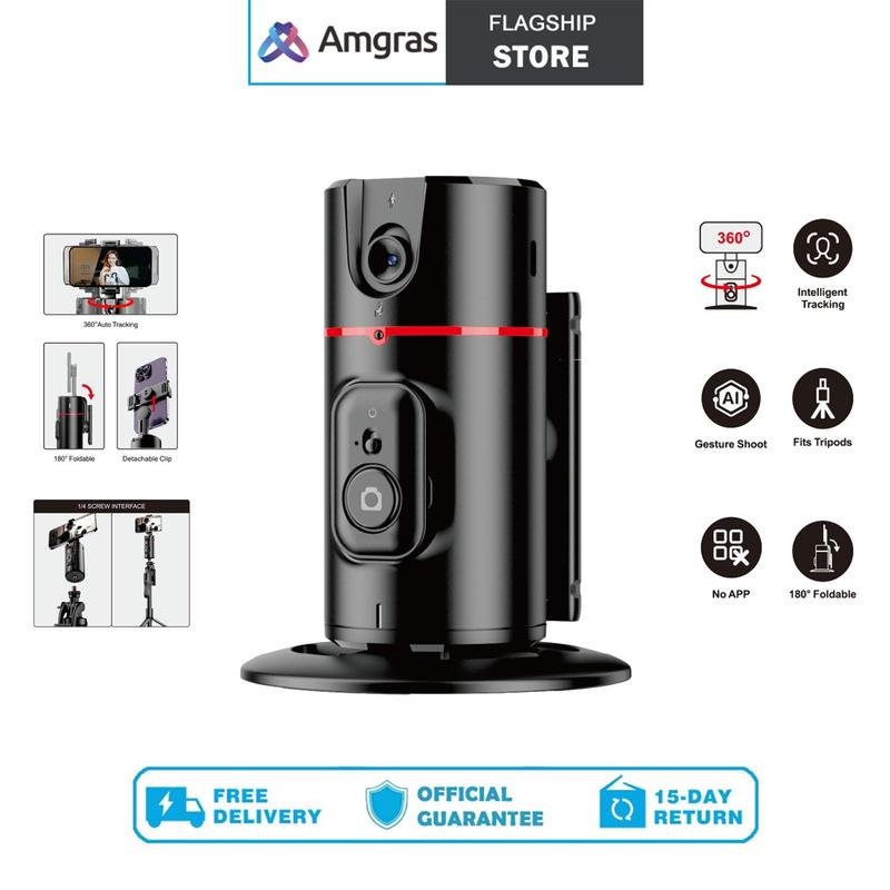 Amgras AILink Ⅲ Pro Foldable 360°rotation Auto Face Tracking - TikTok ...
