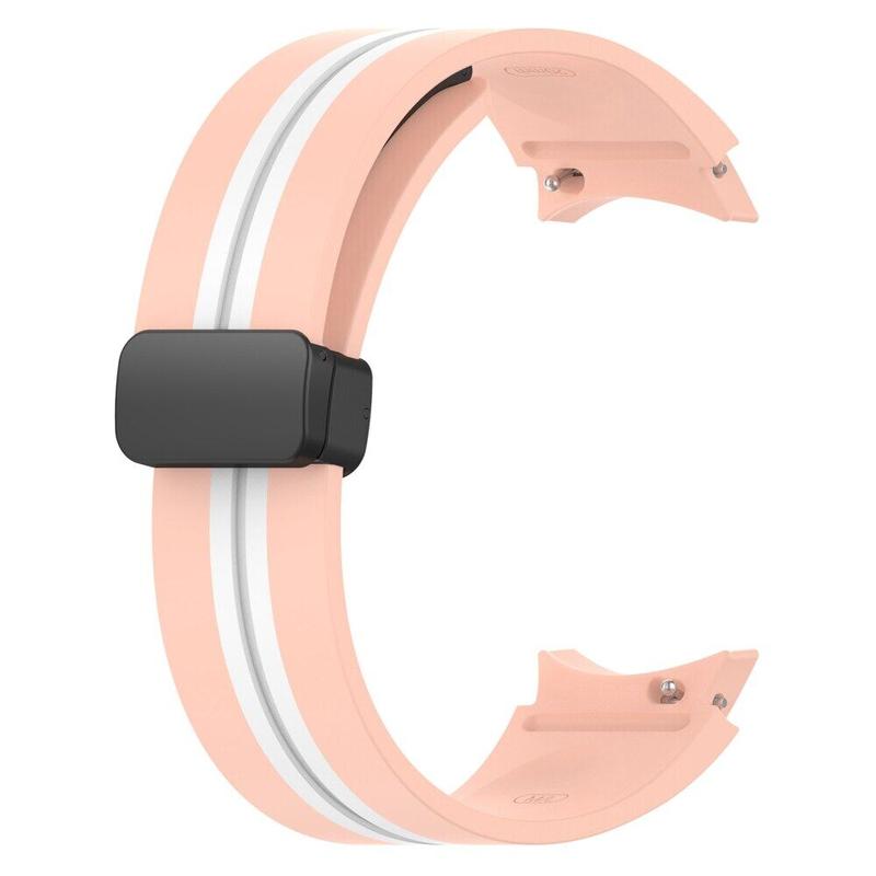 Product Introduction of Silicone Magnetic Buckle Strap for Samsung Watch 4/5/6 40 44mm Watch 5 Pro 45mm Band for Galaxy Watch 4 Classic 42 46mm Watchbands 27