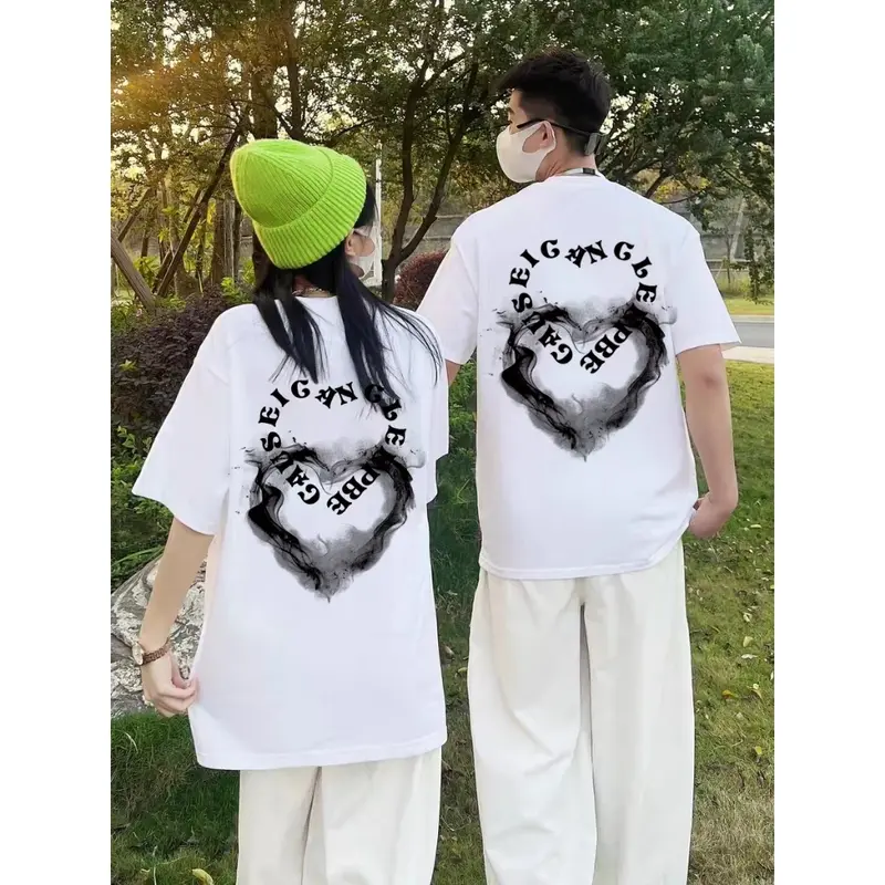 KAOS COUPLE LOVE ASH / KAOS PASANGAN 4