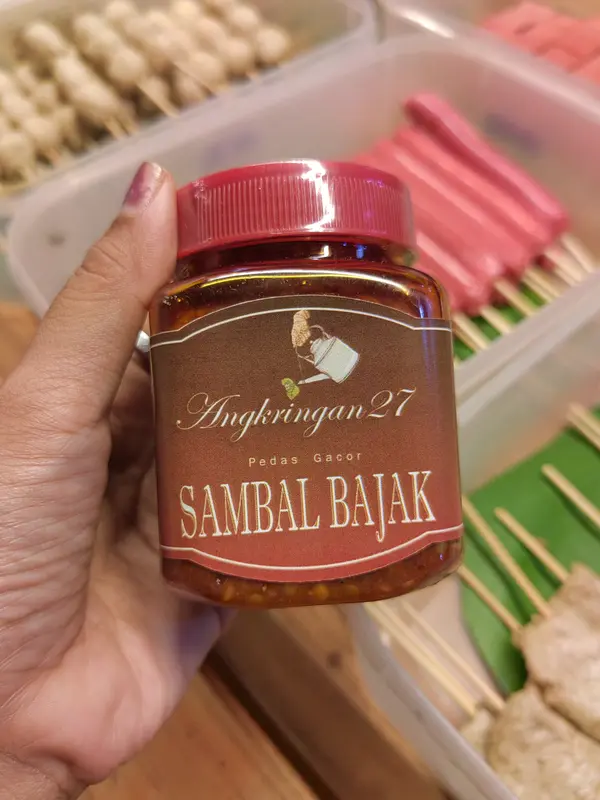 Sambal angkringan 27 pedas gacor, sambal teri, teri medan, cabai asli, tanpa pengawet, sambal pedas, sambal extrapedas 0