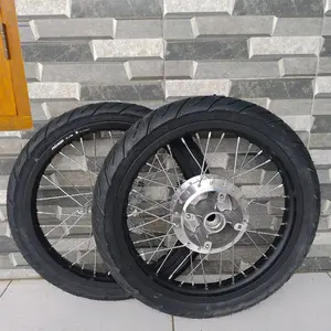 Paketan Velg jari jari CB 150 R New CBR 150 CB 150 Old Ring 17 Lebar 160/185 Set Plus Ban