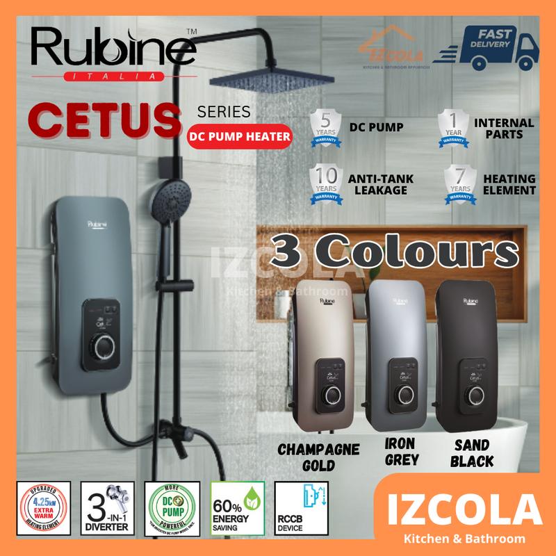 RUBINE INSTANT WATER HEATER CETUS SERIES / SALVO SERIES 4.25kw - TikTok ...