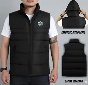 Rompi Gelembung Pria Dengan Kerudung Bisa Dilepas