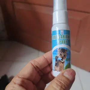 obat sariawan bau mulut spray 30ml kucing